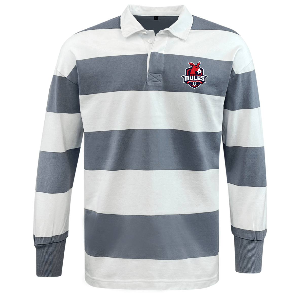 Moscow Mules RFC Classic Long Sleeve Hooped Rugby Jersey