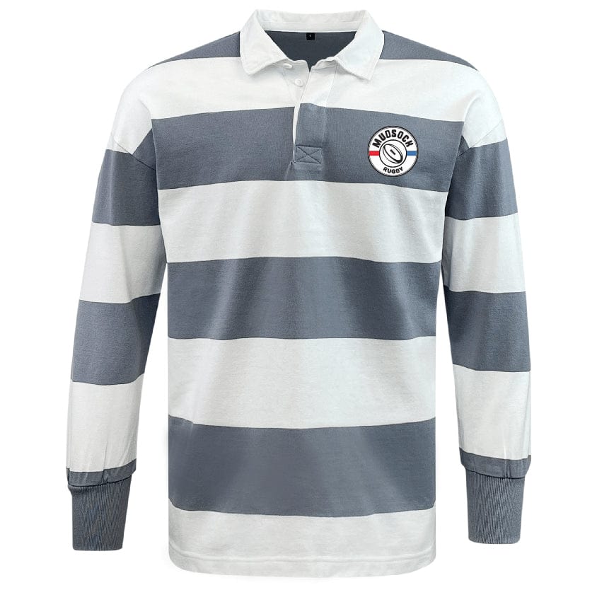 Mudsock Rugby Classic Long Sleeve Hooped Rugby Jersey