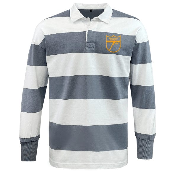 Norfolk Blues Classic Long Sleeve Hooped Rugby Jersey