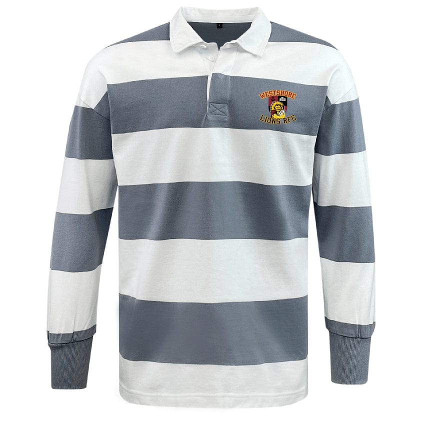 Westshore Lions Classic Long Sleeve Hooped Rugby Jersey