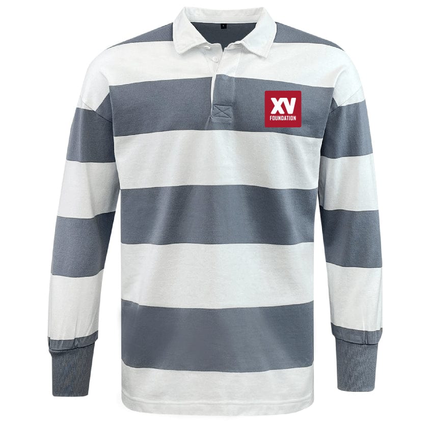 XV Foundation Classic Long Sleeve Hooped Rugby Jersey