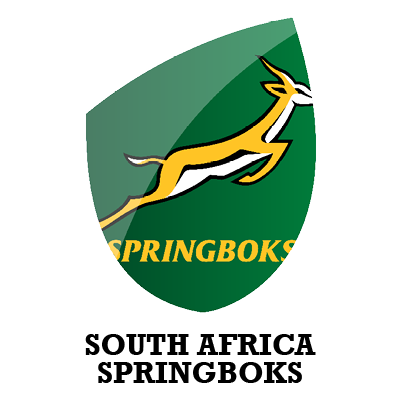 Shield Logo with South Africa Springboks logo.  click able link