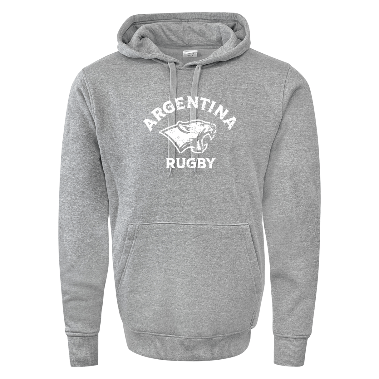 A Nations of Rugby Argentina Rugby 60/40 Pullover Hoodie with white text made by WRS Augusta.