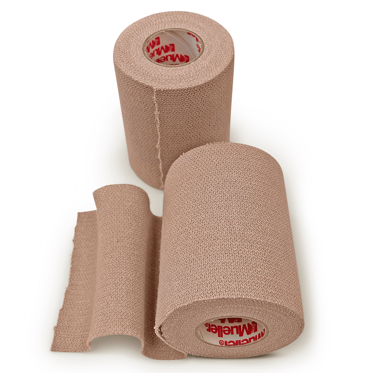 Beige athletic stretch tape.