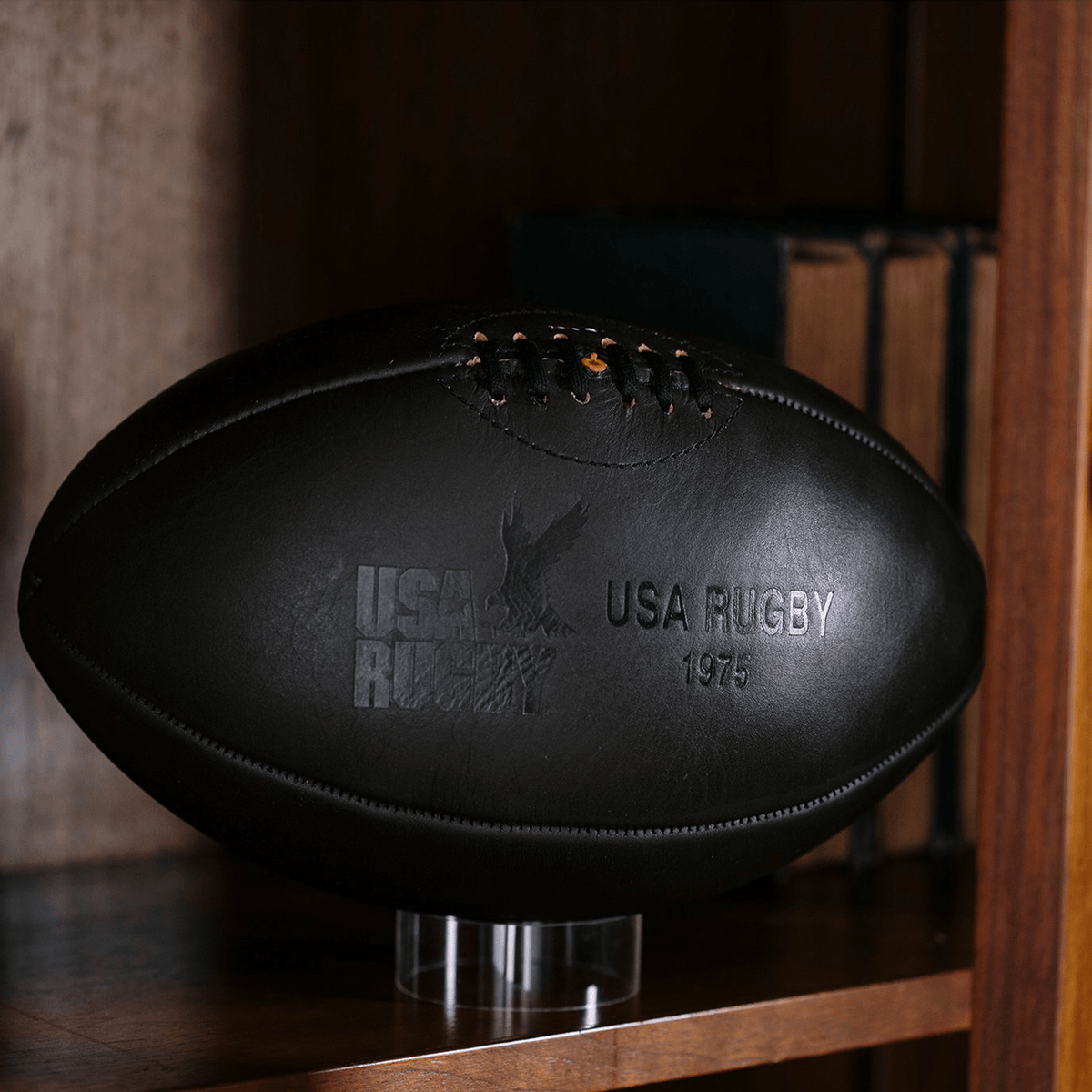 Vintage Rugby Ball Leather USA 1975