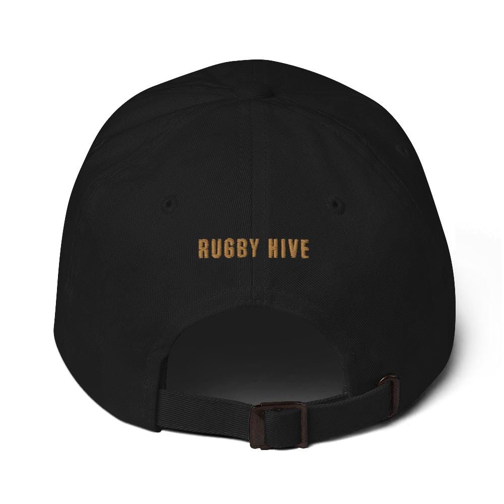 A Rugby Hive Cap with the words rugby hive on it.