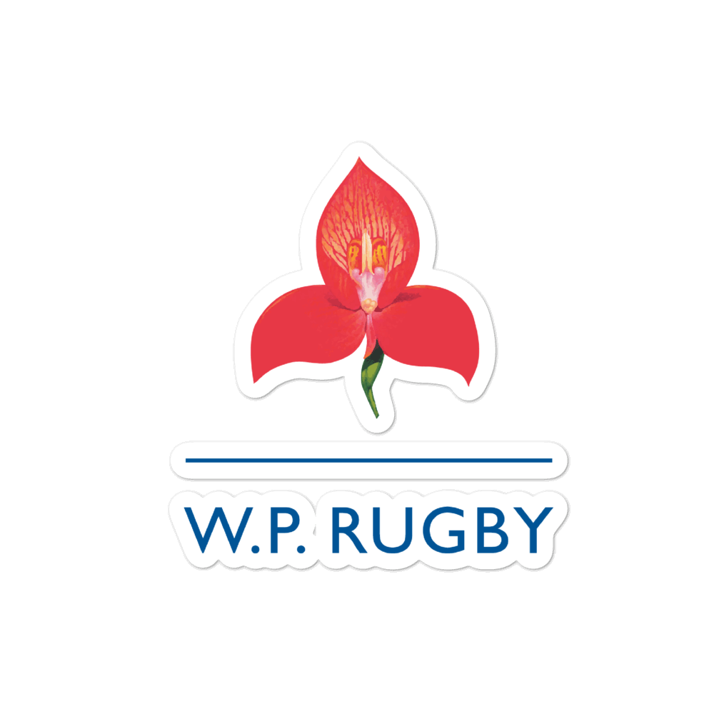 PF Western Province Stickers on a green background.