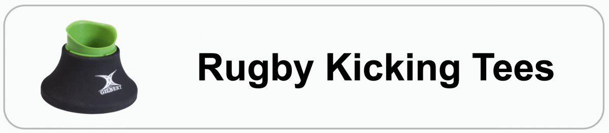 Rugby Player about to kick the ball