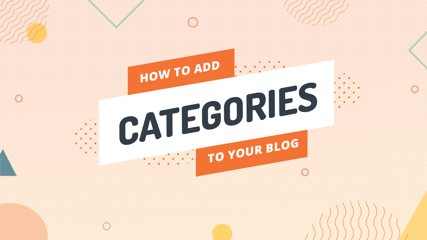 Shopify... how to add categories to your blog
