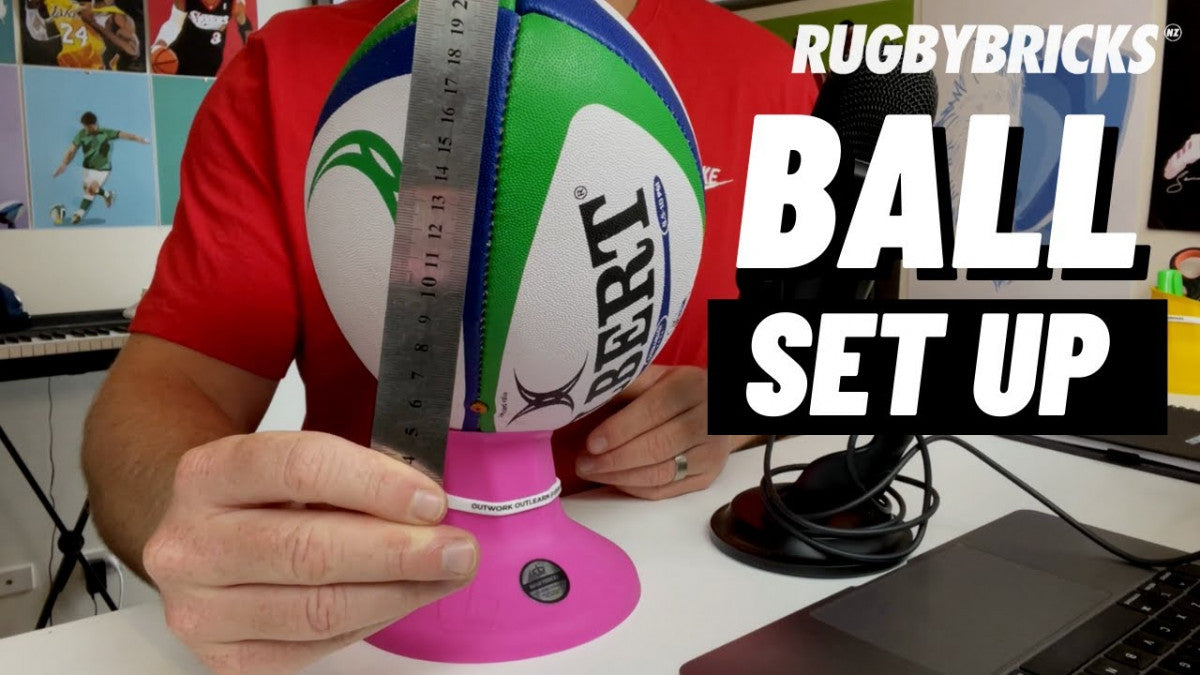 Ball Set Up | @rugbybricks. How to Set Your Ball Up