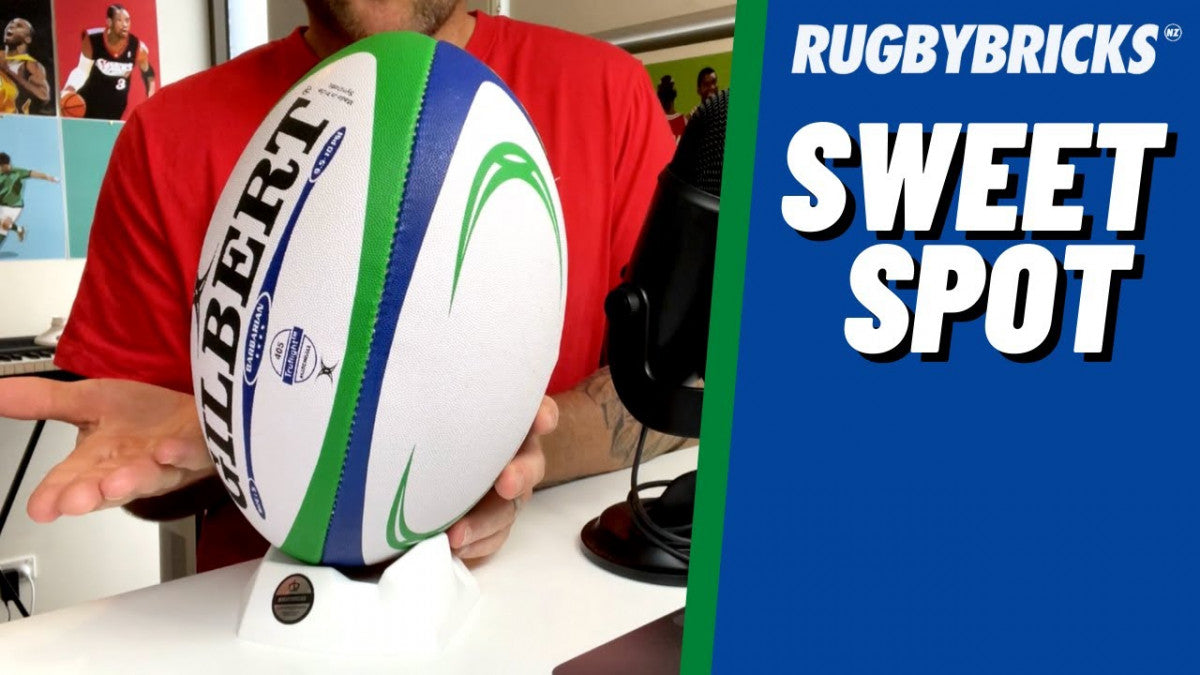 Rugby Ball Sweet Spot | @rugbybricks.