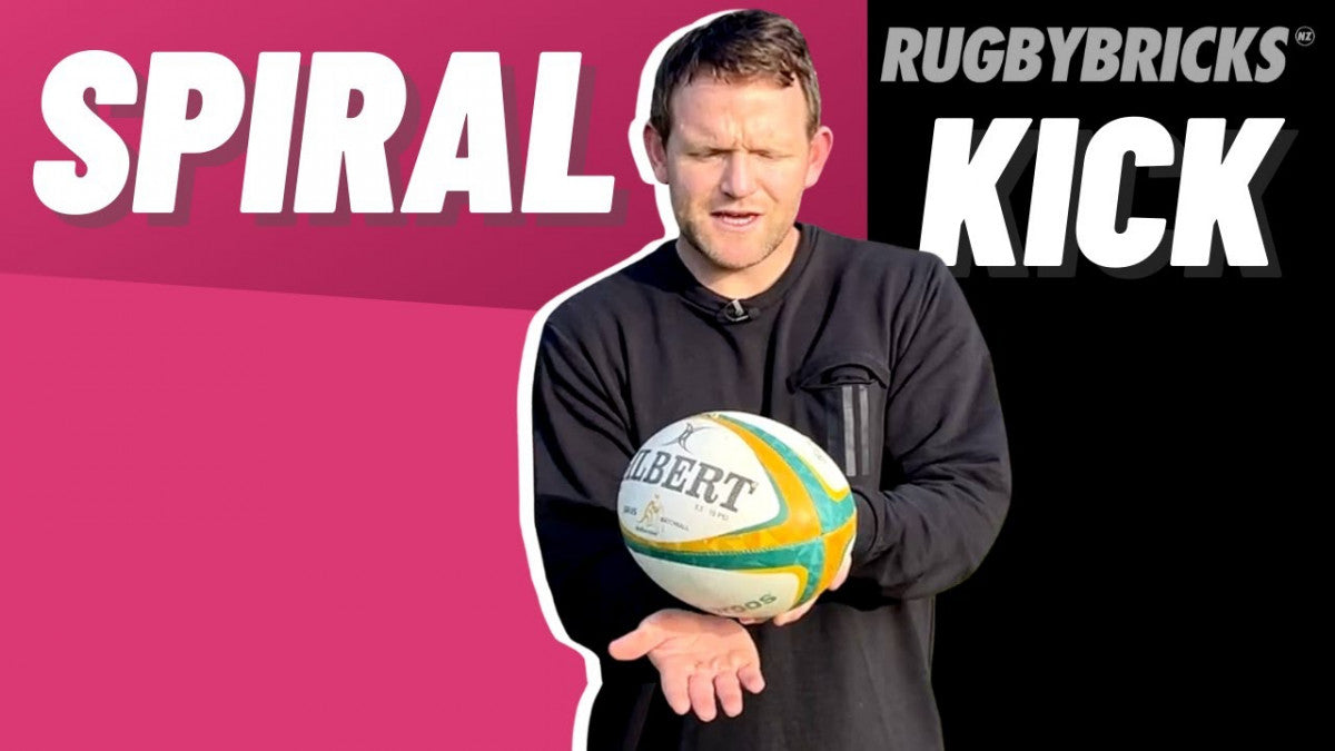 How to Spiral Kick | @rugbybricks. - World Rugby Shop