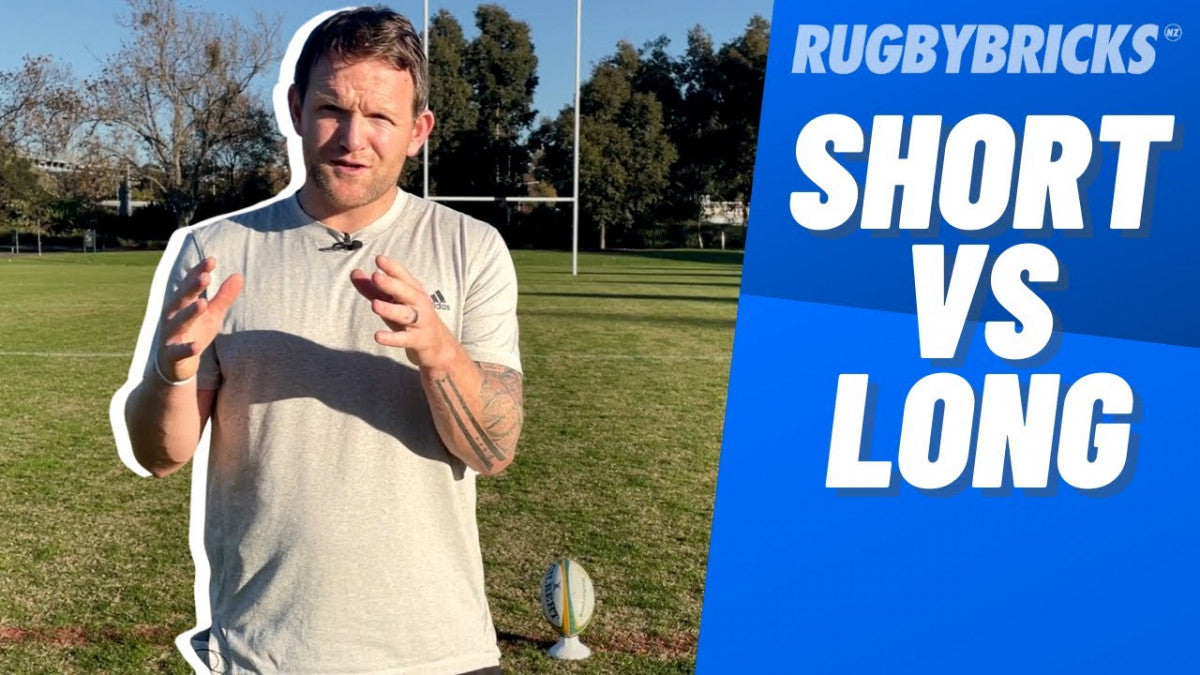 Rugby Goal Kicking | @rugbybricks Short Run Up Training