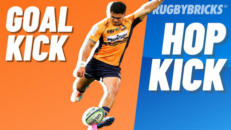 Rugby Goal Kicking | @rugbybricks Hop Technique