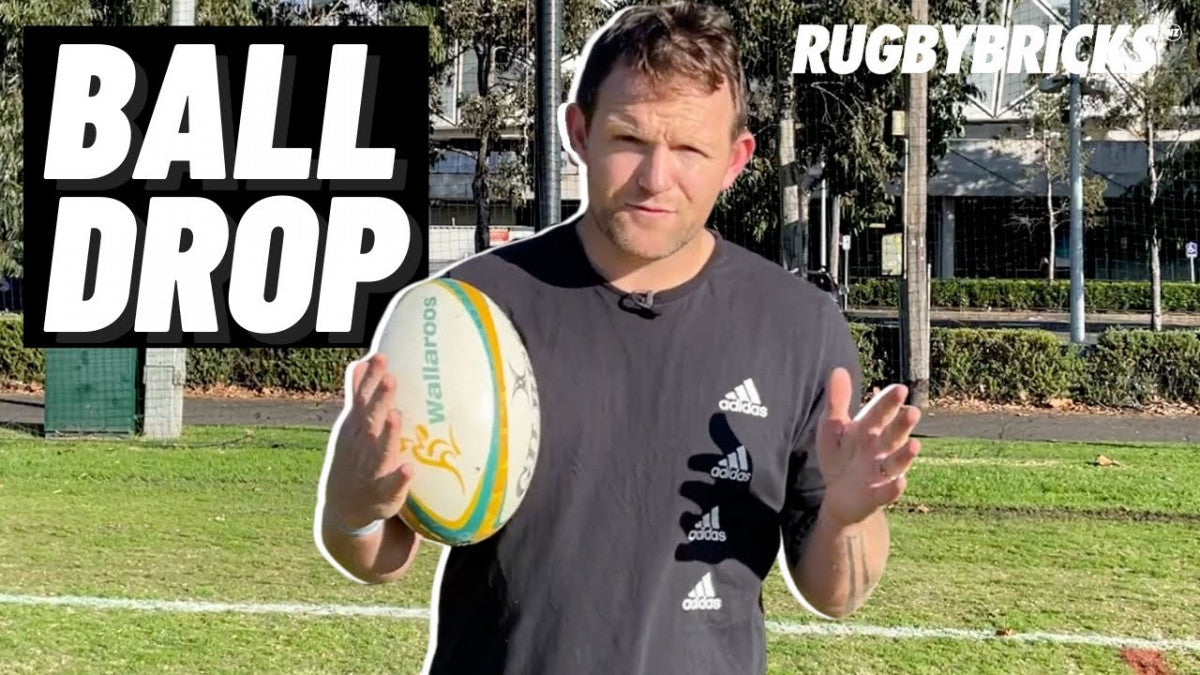 Rugby Ball Drop Drill | @rugbybricks 3 2 1