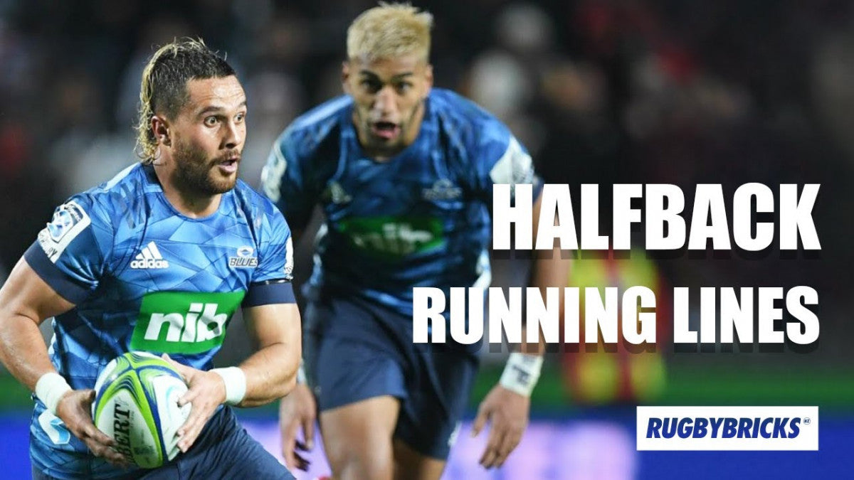 Half Back Running Lines | @rugbybricks | Sam Nock