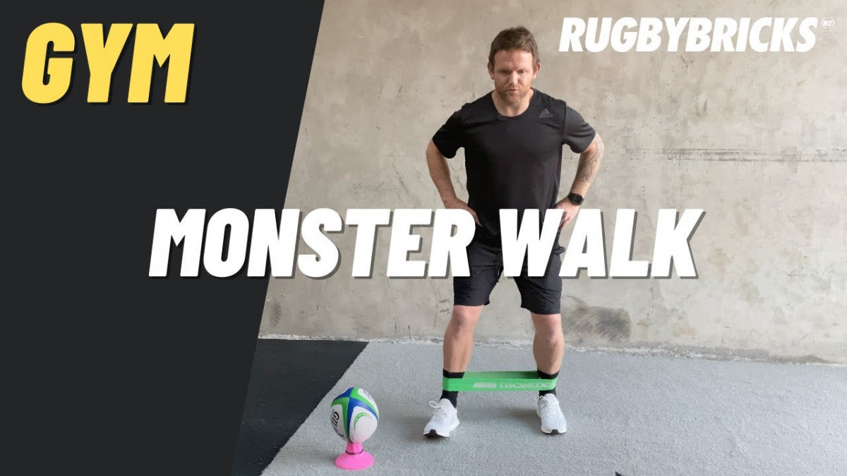 Monster Walks | @rugbybricks Kicking Gym Exercises