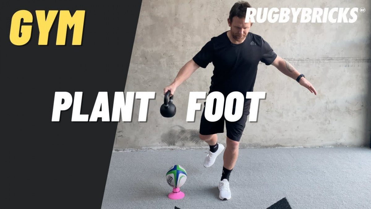 Plant Foot | @rugbybricks Kicking Gym Exercises
