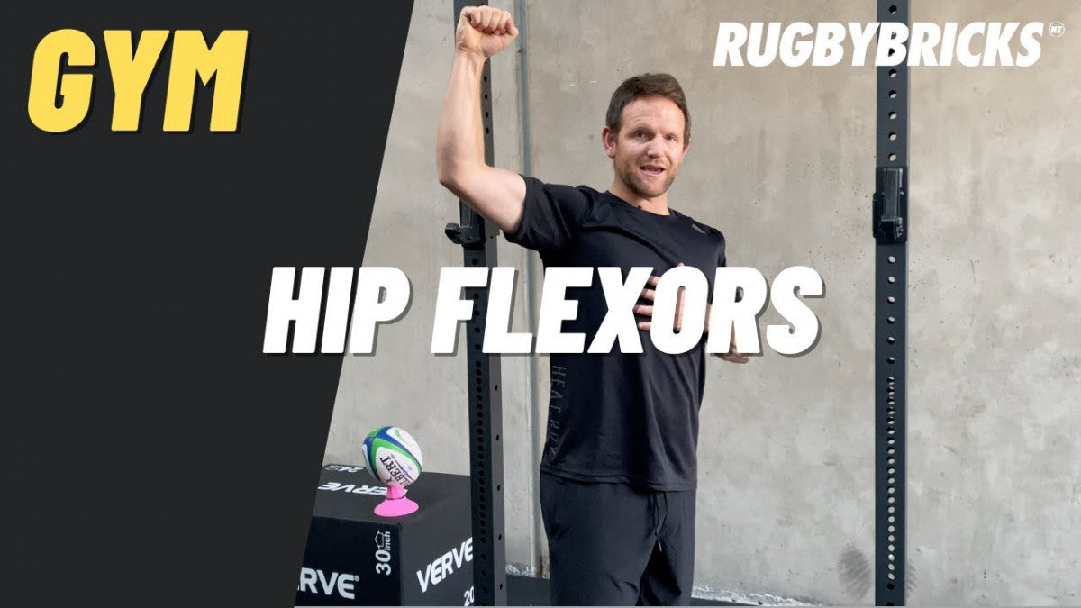 Hanging Knee Raise | @rugbybricks Gym Kicking Exercises