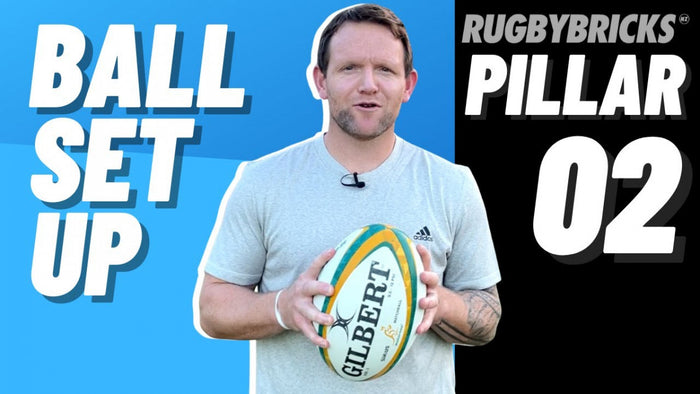 Rugby Ball Set Up | @rugbybricks | 10 Pillars of Goal Kicking 02 Ball Set Up