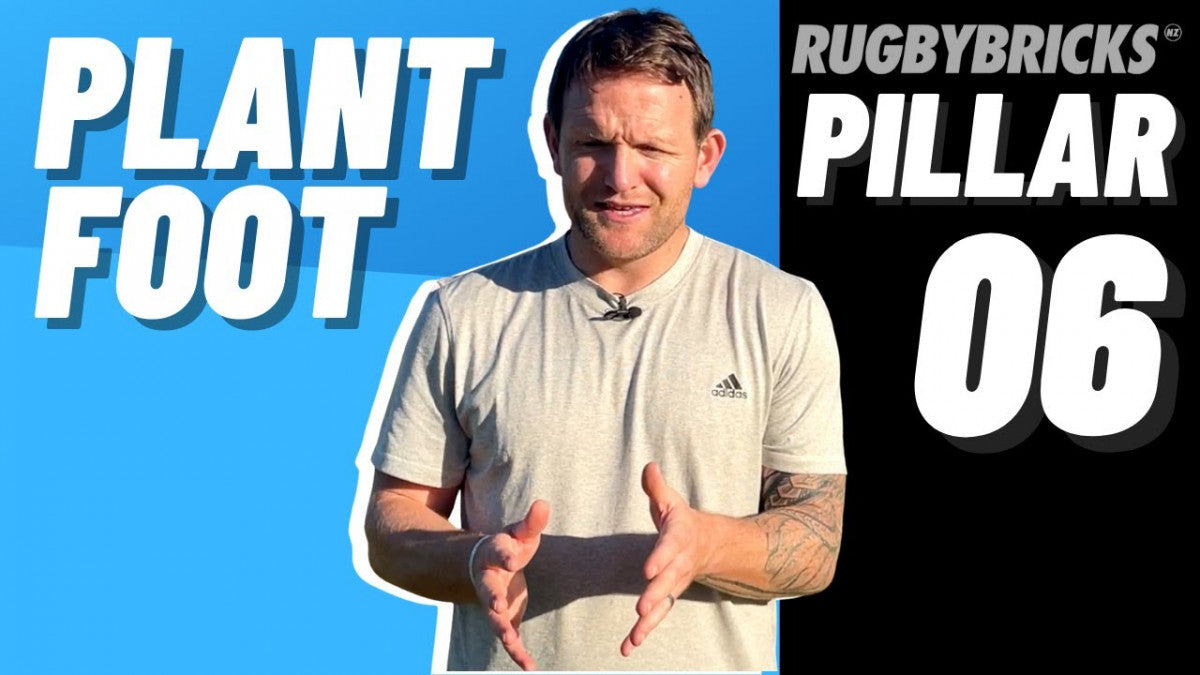 Rugby Kicking Plant Foot | @rugbybricks | 10 Pillars of Goal Kicking 06 Plant Foot