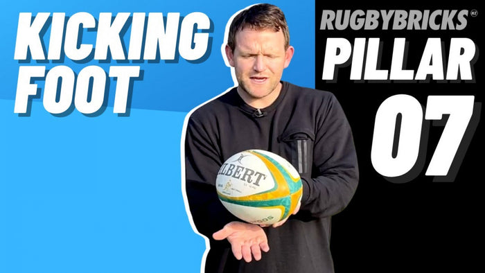Rugby Kicking Foot | @rugbybricks | 10 Pillars of Goal Kicking 07 Kicking Foot