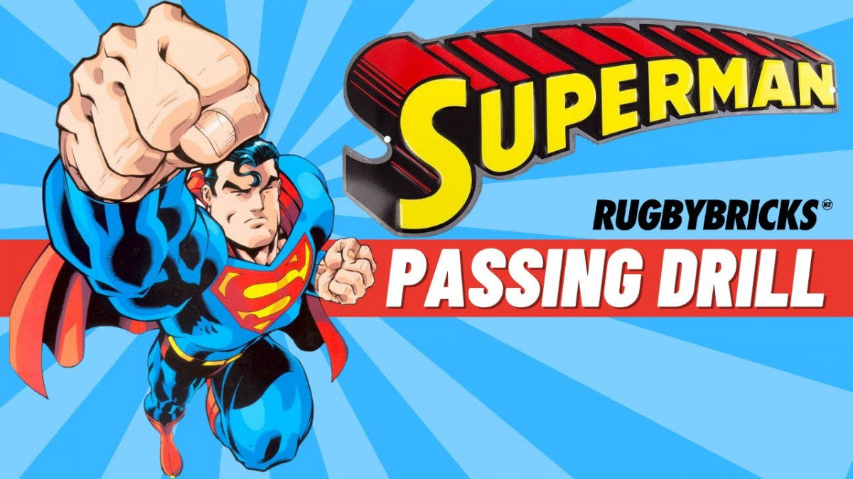 Superman Passing Drill | @rugbybricks.