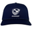 The EMB Augusta USA Rugby Navy/White Crest Braid Cap features the USA Rugby logo and "USARUGBY" text on the front, with stylish white trim on the brim.