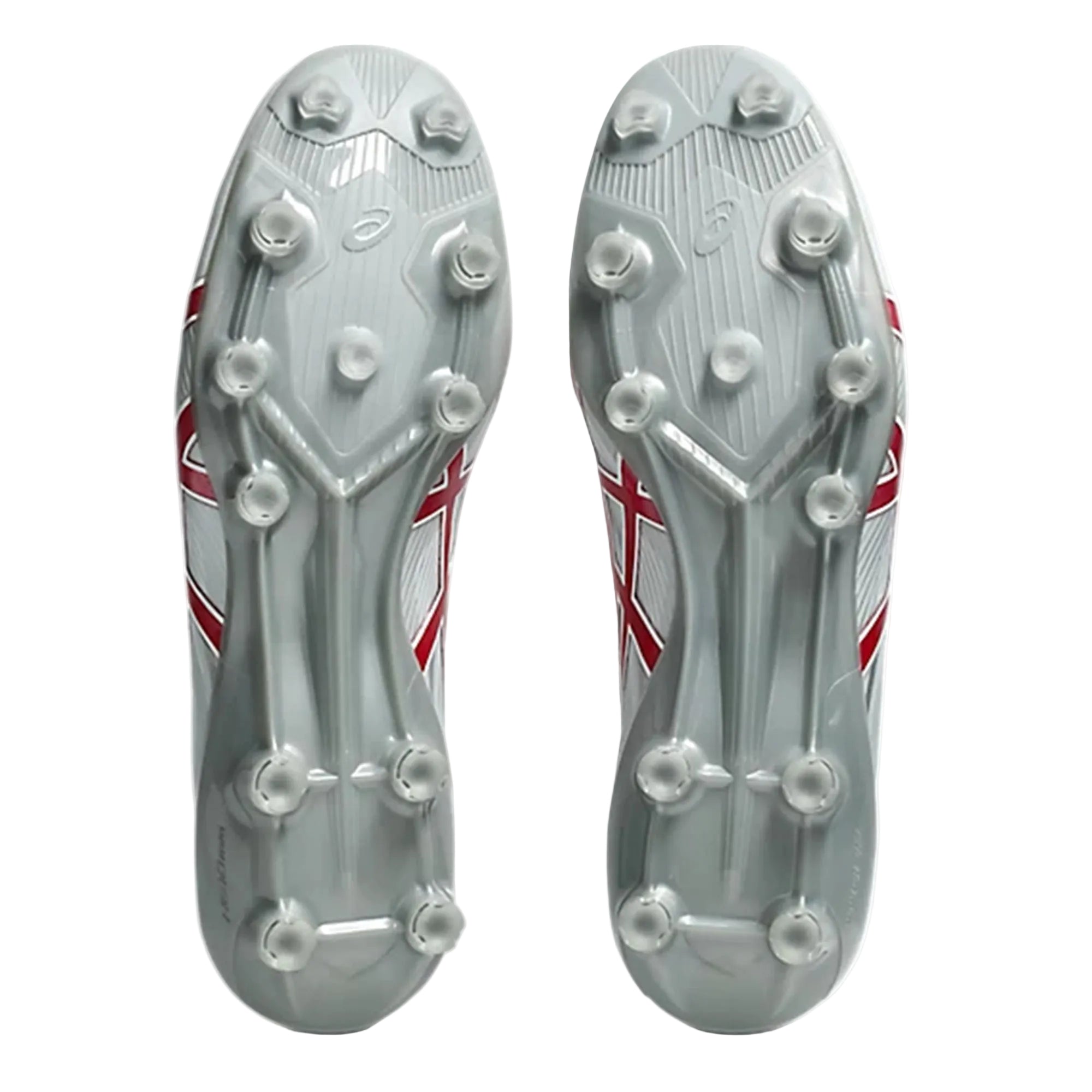 asics MENACE 海外モデル ASICS Menace 5 FG - White/Speed Red / World Rugby Shop