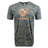 Gray and blue USA Rugby Bronze Camo Edition Supersoft T-Shirt from WRS LAT, featuring the "USA Rugby" logo and an orange rugby ball on the front.