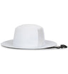 A Perforated Legend Boonie hat made from moisture wicking fabric, with an adjustable feature, on a white background by Augusta Sportswear.