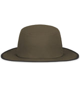 An Augusta Sportswear Perforated Legend Boonie hat made of moisture-wicking fabric on a white background.