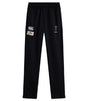 The EMB Canterbury Dallas Harlequins Lions Origin Stretch Tapered Pant features an elastic waistband and multiple embroidered logos on the upper legs for comfort and style, perfect for active days.