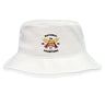 The Atlanta Old White Rugby Champs Crusher Bucket Cap by EMB S&S Activewear features "National Champions 2025" embroidery with a stylized eagle and red, black, and gold accents—ideal for stylish sun protection.