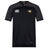 A black short-sleeve EMB Canterbury Monarch Rugby Club Vapodri Evader Jersey featuring VapoDri technology and club logos on the chest.
