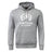 The Fortivus Academy Club Hoodie by Canterbury from WRS Canterbury is a grey, rugby-inspired hooded sweatshirt with a front pocket and "Fortivus Academy" plus crest logo printed in white on the chest.