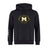 The Monarch Rugby Club Club Hoodie by WRS Canterbury features "Monarch Rugby" text, a bold "M" chest logo, front pocket, and white stripe on the left sleeve—perfect for showing your rugby pride.