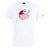 The Guilford College Club Plain Tee by WRS Canterbury is a cotton blend shirt with a maroon rugby ball graphic and "Quaker Rugby" printed on the chest.