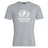 The Fortivus Academy Club Plain Tee by WRS Canterbury is a light grey cotton blend t-shirt featuring a white lion crest, laurel wreath, and "FORTIVUS ACADEMY" on the front—a stylish choice for everyday wear.