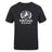 The Fortivus Academy Club Plain Tee by WRS Canterbury is a black cotton blend t-shirt featuring a white lion crest logo and "FORTIVUS ACADEMY" on the front. This customizable tee combines comfort and style for any occasion.