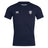 The Franklin County High School Rugby Club Dry Tee by EMB Canterbury is a navy short-sleeve Vapodri sports jersey with "Canterbury" on the right chest and "Flyen RFC" badge on the left, designed for breathability.