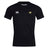 The Monarch Rugby Club Club Dry Tee by EMB Canterbury is a black, short-sleeved shirt with Vapodri Technology for breathability, a white Canterbury logo on the right chest, and a gold and black "M" emblem on the left.