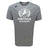 The Fortivus Academy Tempo Vapodri T-Shirt by WRS Canterbury is a gray short-sleeved, moisture-wicking sports tee featuring "Fortivus Academy" and a white lion crest on the front.