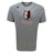 The Lincoln Wolves Tempo Vapodri T-Shirt by WRS Canterbury is a gray short-sleeve athletic tee with a wolf head logo and "Lincoln Wolves Rugby" on the front, plus a small Canterbury logo on the right shoulder for comfort and style.