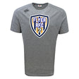 The Franklin County High School Rugby Tempo Vapodri T-Shirt by WRS Canterbury is a grey, short-sleeve tee with a bold “FLYER RFC” eagle logo, designed for athletic performance and all-day comfort with moisture-wicking fabric.