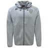 The Franklin County High School Rugby Tempo Vapodri Full-Zip Hoodie by EMB Canterbury features a hood, two front pockets, embroidered chest logos, and VapoDri moisture-wicking to keep you comfortable all day.
