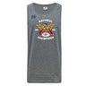 The Atlanta Old White Rugby Champs Tempo Vapodri Singlet by WRS Canterbury is a gray sleeveless shirt made from recycled polyester, featuring "National Champions 2025 OWRFC" and an eagle graphic on the front.