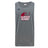 The Guilford College Tempo Vapodri Singlet by WRS Canterbury features "Quaker Rugby" and a maroon rugby ball graphic on gray, with the Canterbury logo on the left shoulder. Engineered for athletic comfort with moisture-wicking fabric.