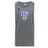 The Franklin County High School Rugby Tempo Vapodri Singlet by WRS Canterbury is a sleeveless gray athletic tank made from recycled polyester, with "FLYER RFC," a lion head on the chest, and a Canterbury logo on the upper left.