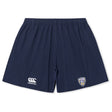 The Franklin County High School Rugby Yokohama Short by EMB Canterbury features a sleek logo design in blue.